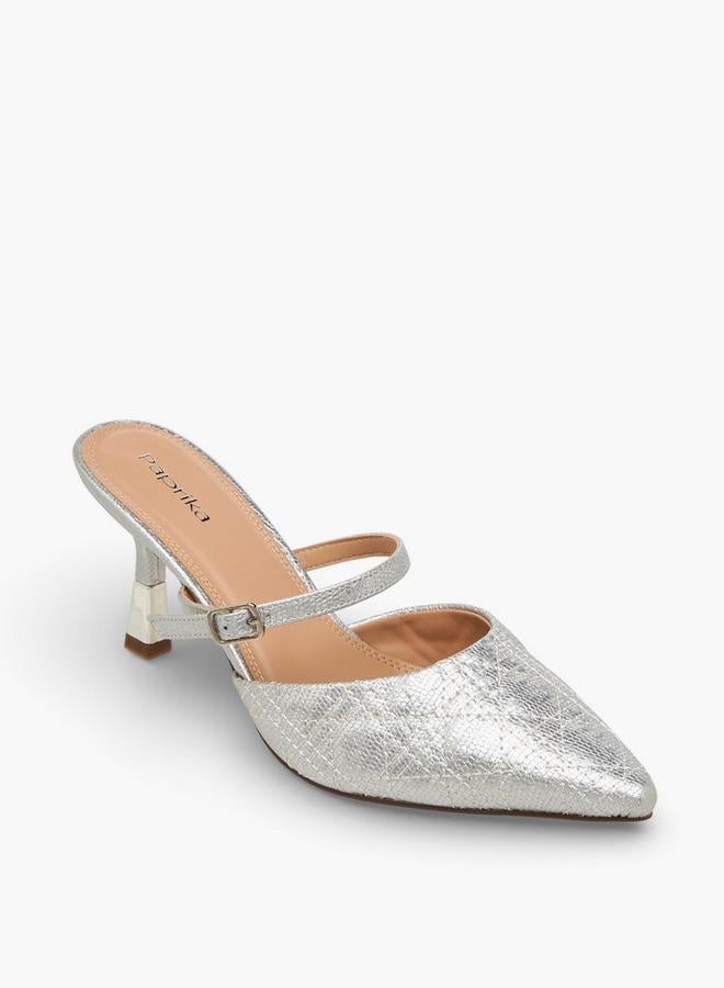 بابريكا صنادل نسائية بكعب خنجر تشكيلة رمضان - Image 3